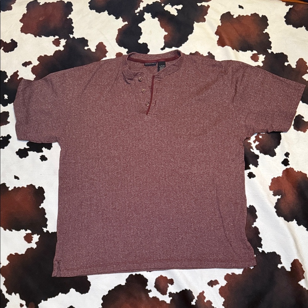 Cherokee Men’s Burgundy Shirt Size Large